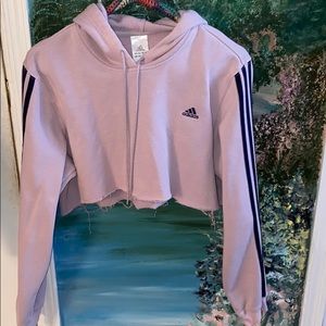 Cropped Adidas Hoodie